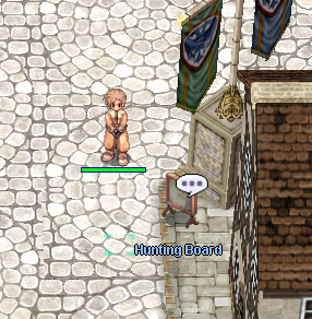 The Hunting Board in Prontera